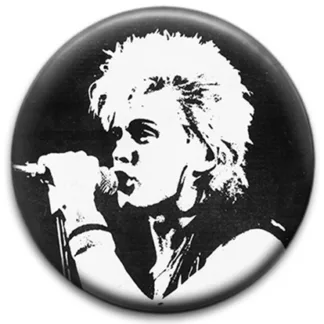 Billy Idol Punk Badge