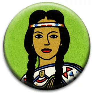 Native American Woman Badge