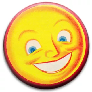 Smiling Sun Badge
