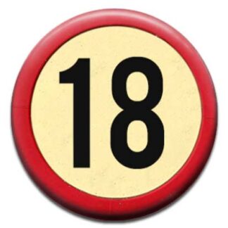 Number Sign Badge