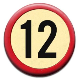 Number Sign Badge