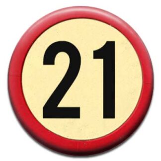 Number Sign Badge