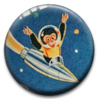 Rocket Chimp Badge