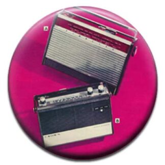 Transistor Radio Badge