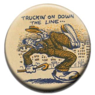 Truckin On Comic Badge