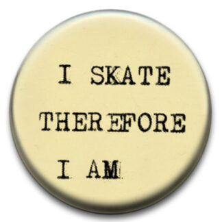 Typewriter Skate Badge