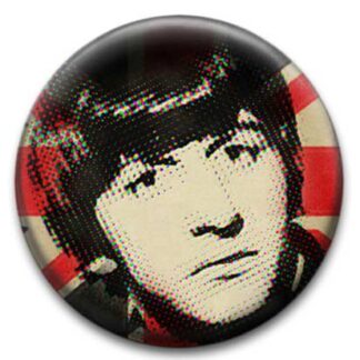 Union Jack Flag Ringo Badge