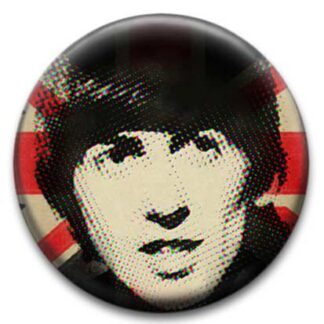 Union Jack Flag George Harrison Badge