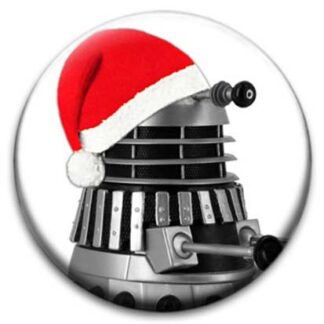 Dalek Christmas Badge