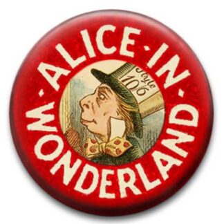 Alice In Wonderland Mad Hatter Badge