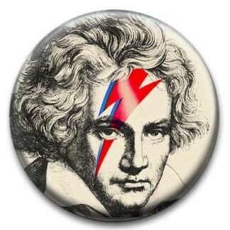 Beethoven Bowie Stripe Badge