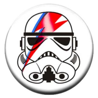 Stormtrooper Bowie Stripe Badge
