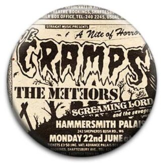 Cramps Punk Badge
