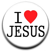 I Heart Jesus Badge