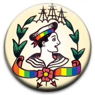 Sailor Tattoo Rainbow - Small Retro Badge