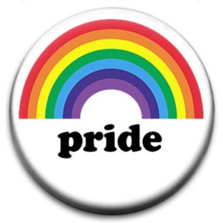 Rainbow Pride - Small Retro Badge