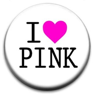 I Heart Pink Badge