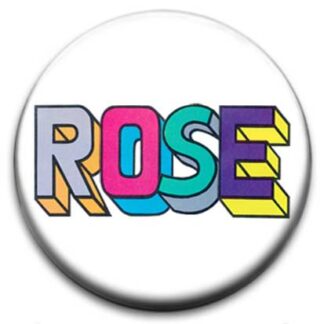 Rose Name Badge