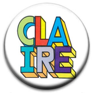 Claire Name Badge
