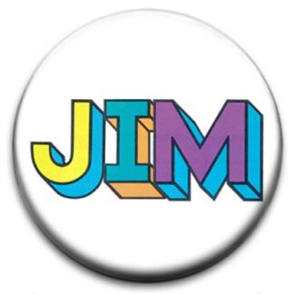 Jim Name Badge