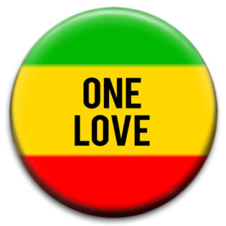 One Love Reggae Badge