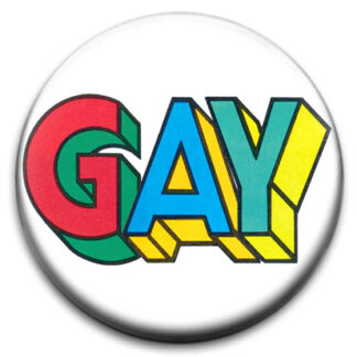 Gay Small Retro Badge