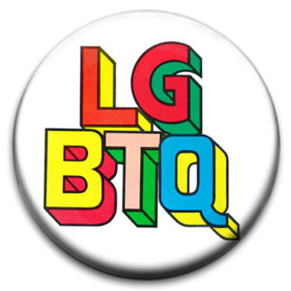 LGBTQ Small Retro Badge