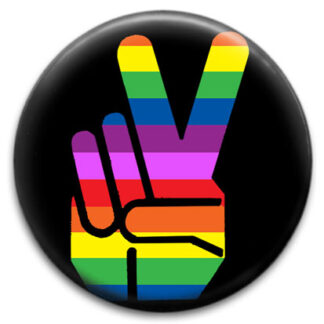 Rainbow Fingers Badge