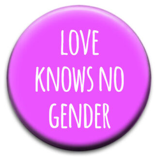 Love Knows No Gender Badge
