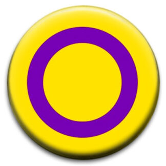 Intersex Flag Badge