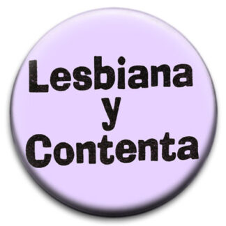 Lesbiana Y Contenta Badge