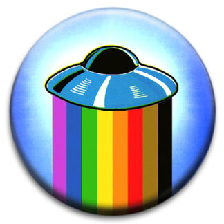 Rainbow Ufo Badge