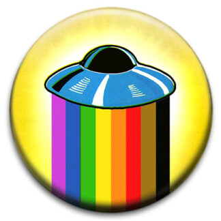 Rainbow Ufo Badge