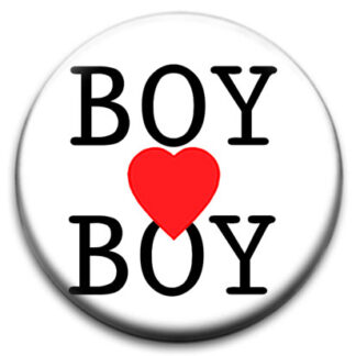 Boy Heart Boy Badge