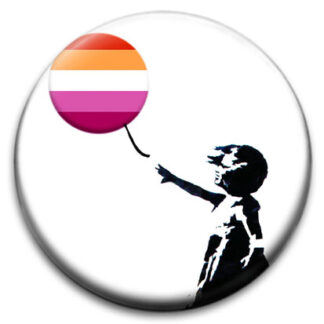 Lesbian Balloon Girl Graffiti