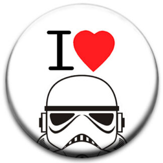 I Heart Stormtrooper Badge