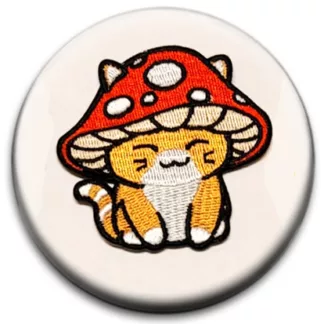 Cat In A Mushroom Hat