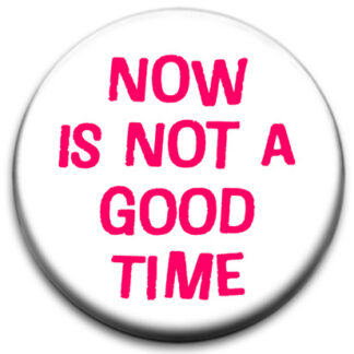 Now Is Not A Good Time