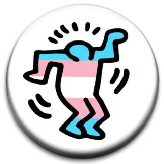 Trans Person Haring Style