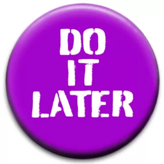 Do It Later